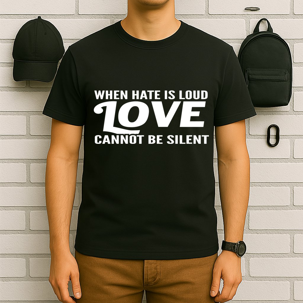 When Hate Is Loud Love Cannot Be Silent T-Shirt