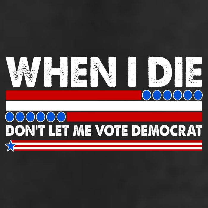 When I Die Don't Let Me Vote Democrat 15oz Campfire Ceramic Mug