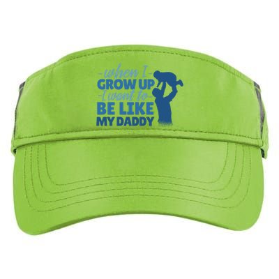 When I Grow Up Be Like Daddy Adult Drive Performance Visor