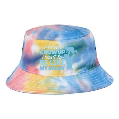 When I Grow Up Be Like Daddy Tie Dye Newport Bucket Hat