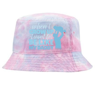 When I Grow Up Be Like Daddy Tie-Dyed Bucket Hat