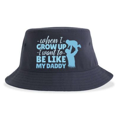 When I Grow Up Be Like Daddy Sustainable Bucket Hat