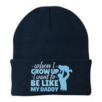 When I Grow Up Be Like Daddy Knit Cap Winter Beanie