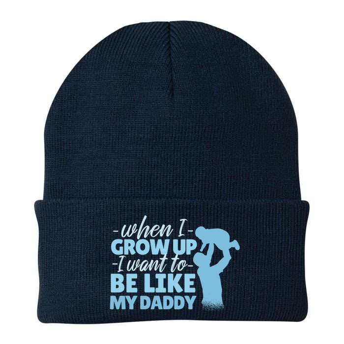 When I Grow Up Be Like Daddy Knit Cap Winter Beanie