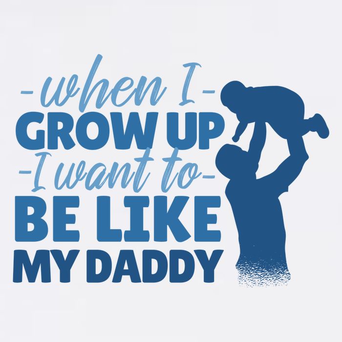When I Grow Up Be Like Daddy Garment-Dyed Sweatshirt