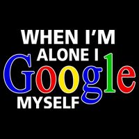 When I'm Alone I Google Myself Zip Tote Bag