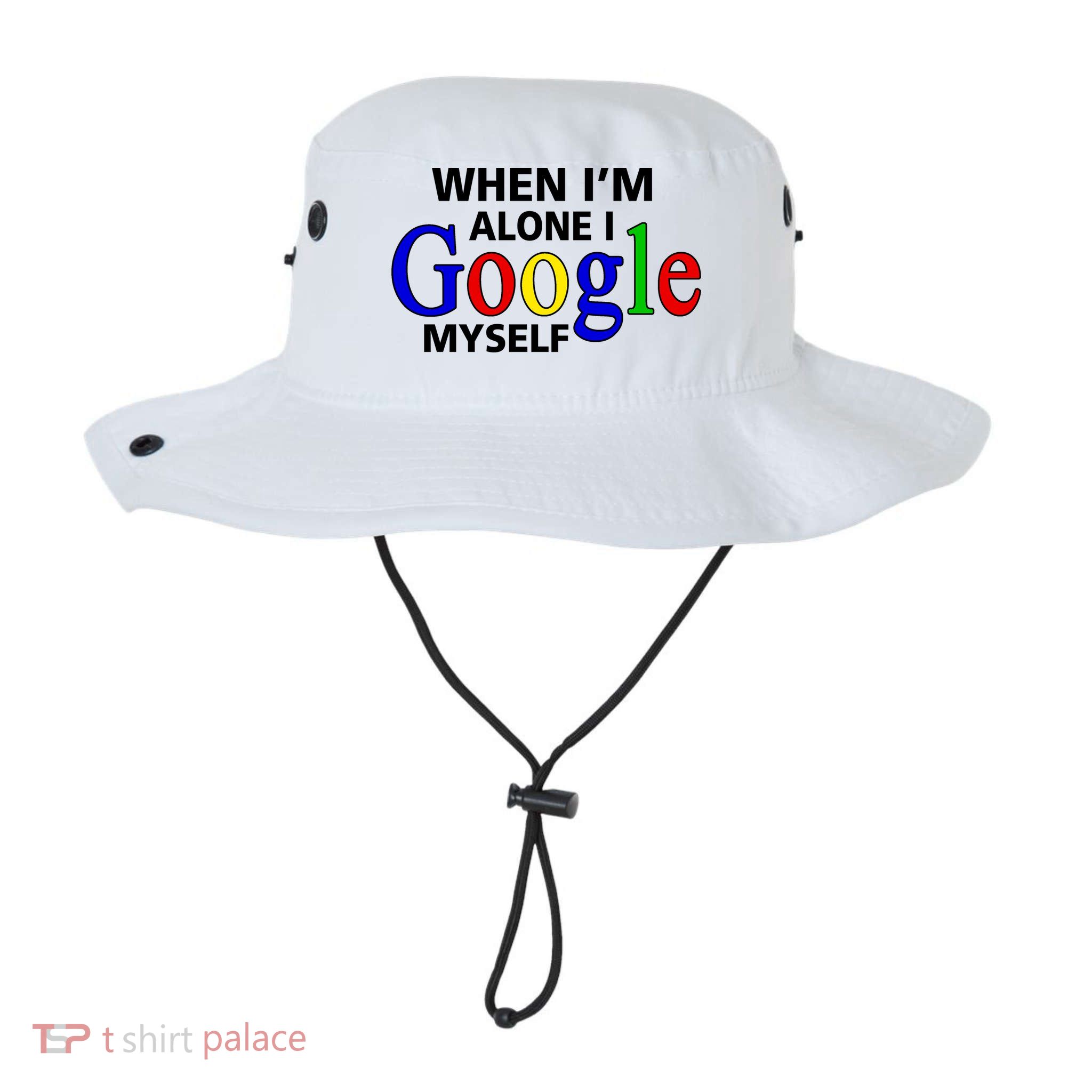 When I'm Alone I Google Myself Bucket Hat