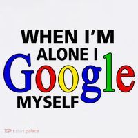 When I'm Alone I Google Myself Short Acrylic Beanie