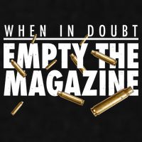 When In Doubt Empty The Magazine Ladies PosiCharge Tri-Blend Wicking Tank