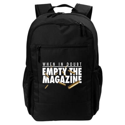 When In Doubt Empty The Magazine Daily Commute Backpack