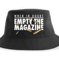 When In Doubt Empty The Magazine Sustainable Bucket Hat