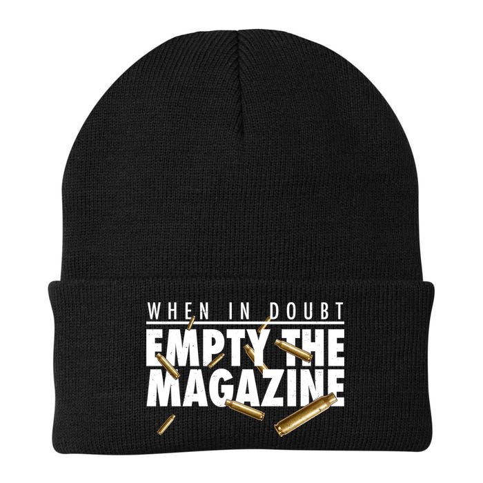 When In Doubt Empty The Magazine Beanie