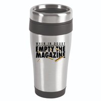 When In Doubt Empty The Magazine 16oz Travel Tumbler