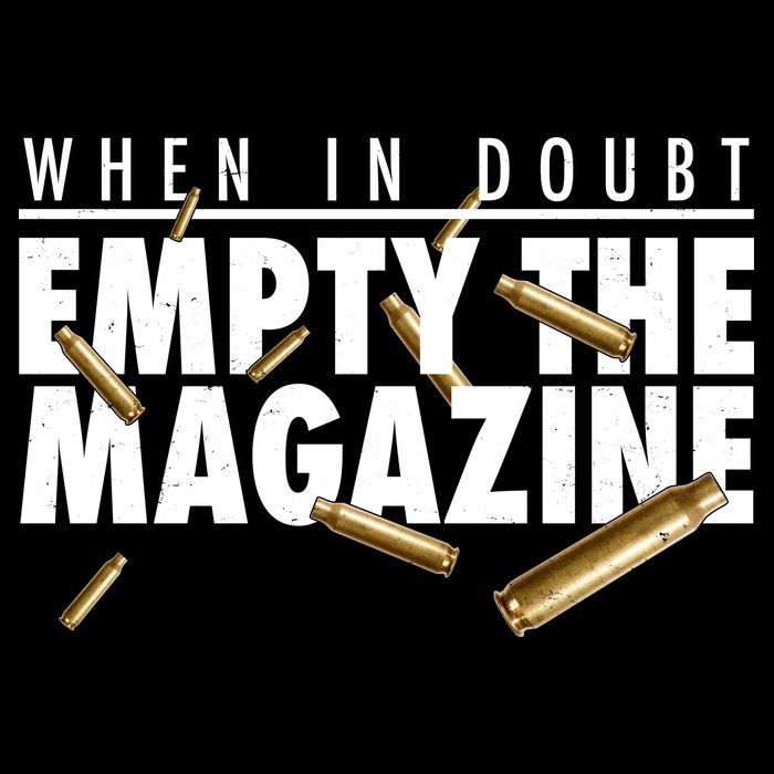 When In Doubt Empty The Magazine Youth Performance Sprint T-Shirt