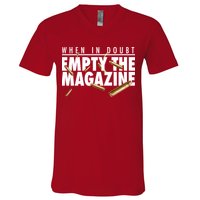 When In Doubt Empty The Magazine V-Neck T-Shirt