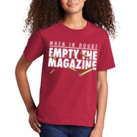 When In Doubt Empty The Magazine Kids T-Shirt