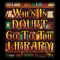 When In Doubt Go To The Library 16oz Travel Tumbler