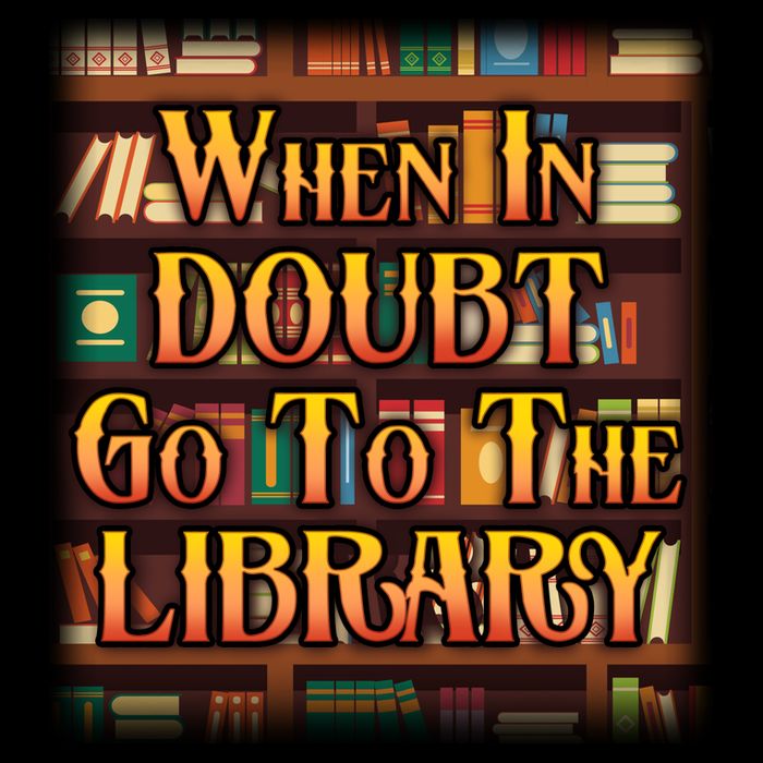 When In Doubt Go To The Library 16oz Travel Tumbler