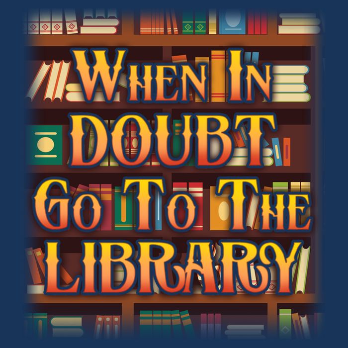 When In Doubt Go To The Library Performance Shirt
