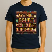 When In Doubt Go To The Library T-Shirt