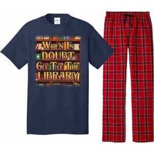 When In Doubt Go To The Library Pajama Set