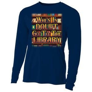 When In Doubt Go To The Library Cooling Performance Long Sleeve Crew