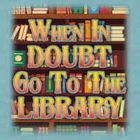 When In Doubt Go To The Library Sueded Cloud Jersey T-Shirt