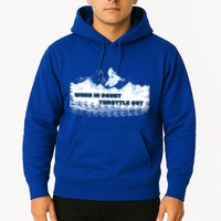 When In Doubt Throttle Out Snowmobiling Hoodie