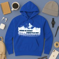 When In Doubt Throttle Out Snowmobiling Hoodie