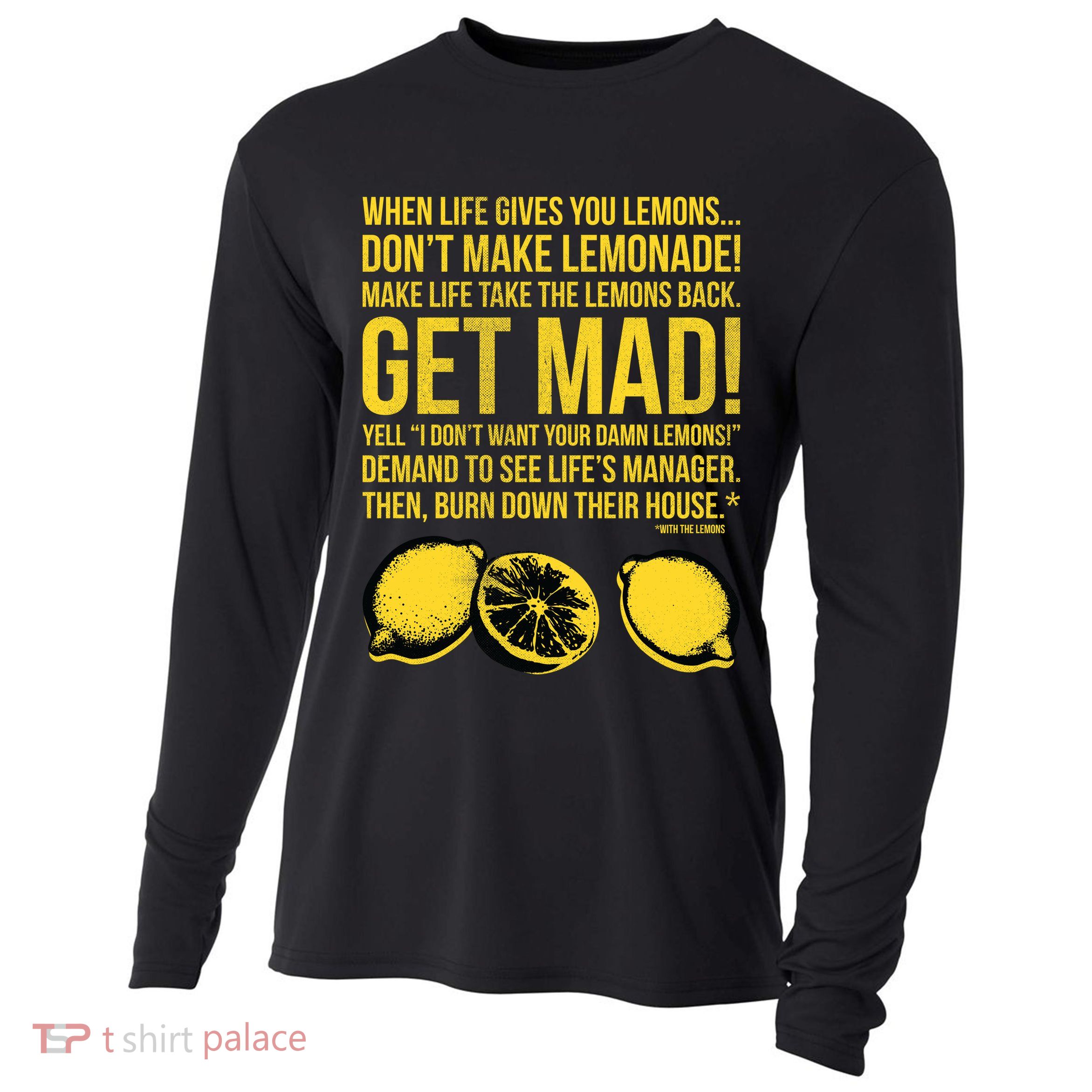 When Life Gives You Lemons Cooling Performance Long Sleeve Crew