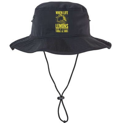 When Life Gives You Lemons Add Vodka and Soda Bucket Hat