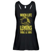 When Life Gives You Lemons Add Vodka and Soda Ladies Essential Flowy Tank