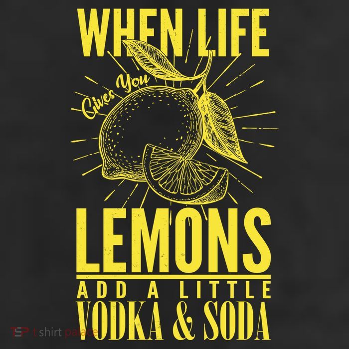 When Life Gives You Lemons Add Vodka and Soda 25L Jumbo Tote