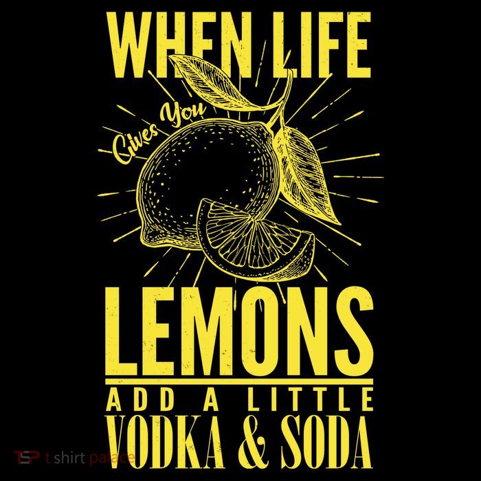 When Life Gives You Lemons Add Vodka and Soda Short Acrylic Beanie