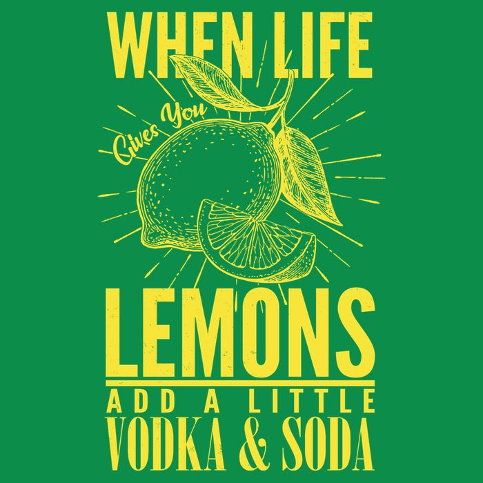 When Life Gives You Lemons Add Vodka and Soda Baby Bodysuit