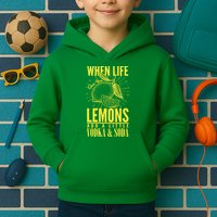 When Life Gives You Lemons Add Vodka and Soda Kids Hoodie
