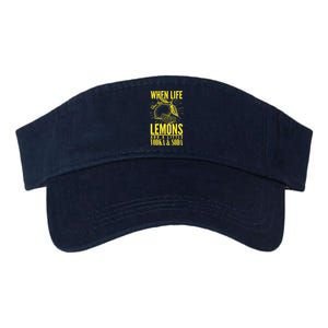 When Life Gives You Lemons Add Vodka and Soda Valucap Bio-Washed Visor