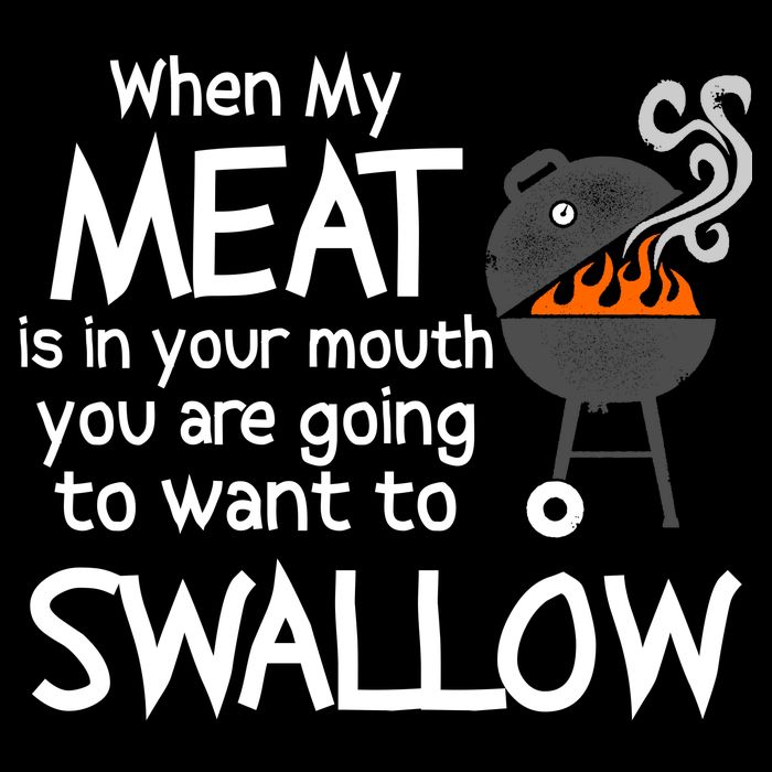 When My Meat Is In Your Mouth You Want To Swallow 7-Panel Snapback Hat