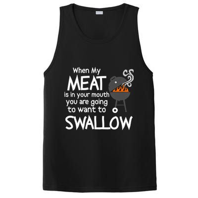 When My Meat Is In Your Mouth You Want To Swallow PosiCharge Competitor Tank
