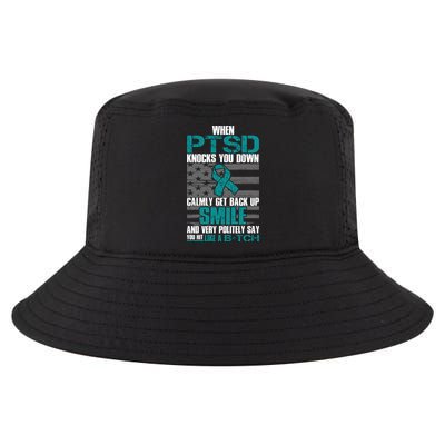 When PTSD Knock You Down Cool Comfort Performance Bucket Hat