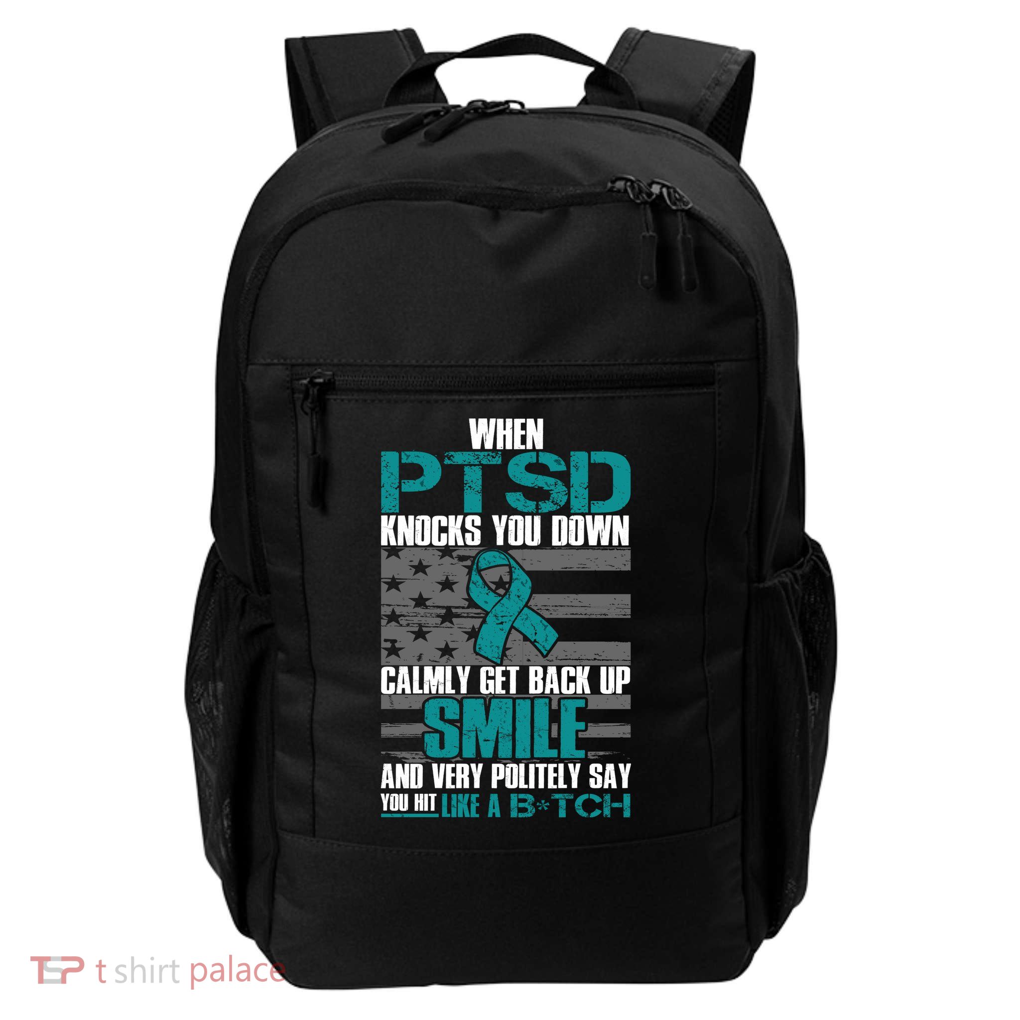 When PTSD Knock You Down Daily Commute Backpack