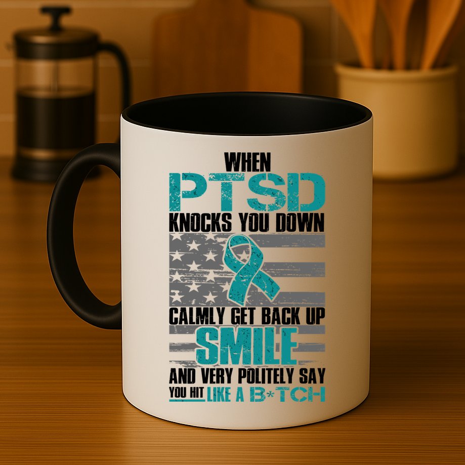 When PTSD Knock You Down Mug