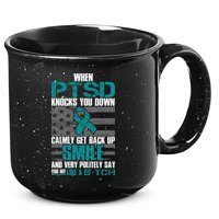 When PTSD Knock You Down 15oz Campfire Ceramic Mug