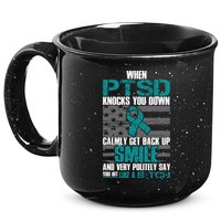 When PTSD Knock You Down 15oz Campfire Ceramic Mug