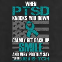 When PTSD Knock You Down 15oz Campfire Ceramic Mug