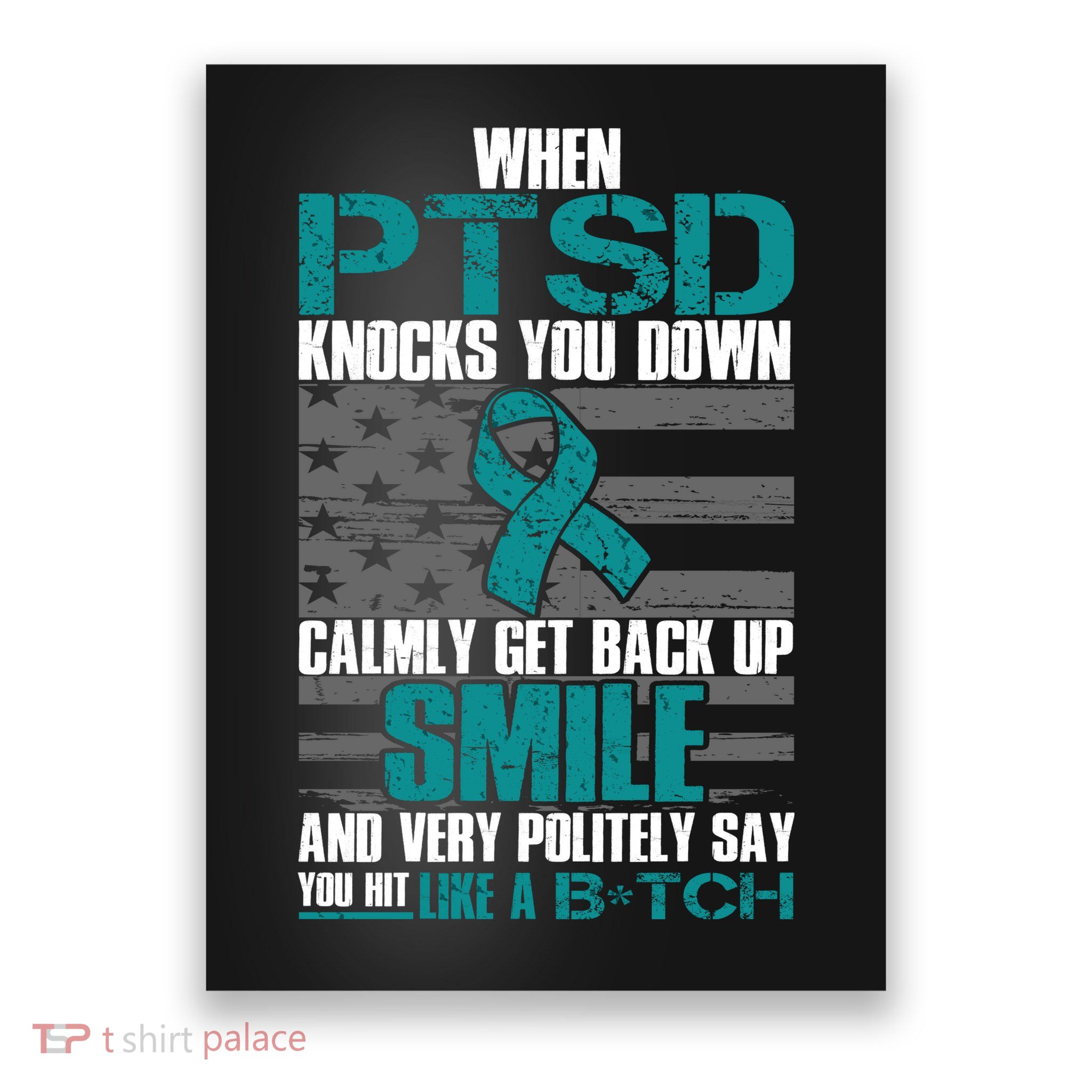 When PTSD Knock You Down Poster