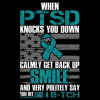 When PTSD Knock You Down Crop Top