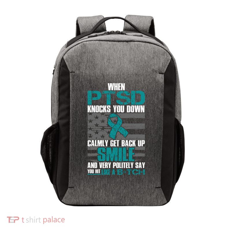 When PTSD Knock You Down Vector Backpack