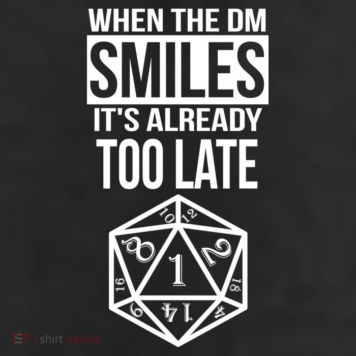 When The DM Smiles It's Already Too Late 11oz C Handle Ceramic Mug