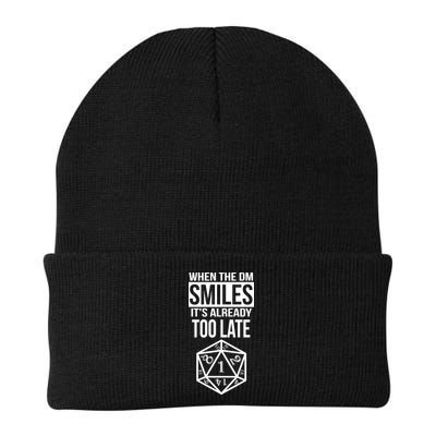 When The DM Smiles It's Already Too Late Knit Cap Winter Beanie
